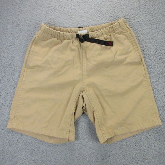 Gramicci‎ Mens Shorts size Small Belted Twill Cotton Elastic Waist Climbing Hike - Picture 1 of 15